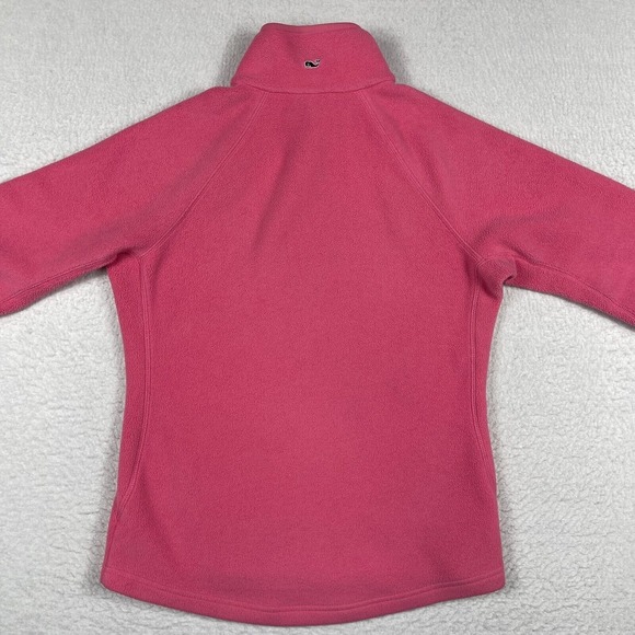 Vineyard Vines Jacket Womens Small Pink Fleece Outdoors Cute Cozy Preppy Top - Picture 7 of 16